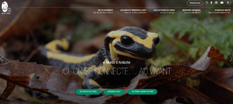 Site officiel du parc naturel régional des monts d'Ardèche (PNR)